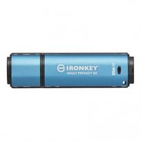 Kingston IronKey Vault Privacy 50/256GB/USB 3.2/USB-A/Blue | 2055162715 | 740617329100