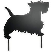 Scottie Dog Metal Yard Art Garden Stake Black Powder Coated Outdoor Scottish Terrier Decor