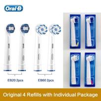 Oral B keičiamos šepetėlio galvutės 3D dantų lakas balinantis dantų siūlas, švarūs, tikslūs rotacinio dantų šepetėlio antgaliai