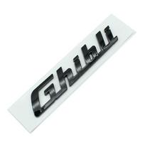 ABS Automobilio Galinės Bagažinės Raidės Emblema Ženklelis Lipdukai Maserati Gransport Granlusso Quattroporte GTS Granturismo Sport A-Black