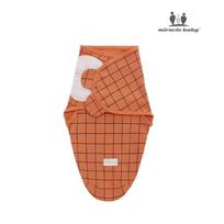Naujagimio vystymo miegmaišis S：75*50CM （0-3） oranžinė pledo spalva
