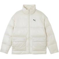 PUMA Basic Padded Jacket Stand Collar Warm Comfortable Stylish Bread Cotton Coat Men jackets Snow-White 687432-80 L