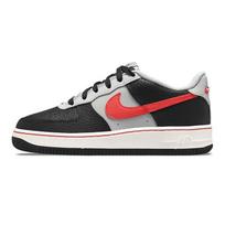 NBA x Nike Air Force 1 07 LV8 EMB GS 75-ojo Jubiliejaus - Trail Blazers Vaikams Sportbačiai Juodi Pilki-Rūkas Lėliukės Odos DJ9993-001 38