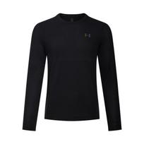 Under Armour Rush Seamless Vyriški treniruočių serijos patogūs, vėsūs, kvėpuojantys ilgomis rankovėmis marškinėliai Vyriški viršutiniai drabužiai Juodi 1379282-001 M black
