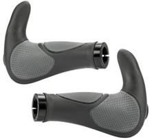 Vairo rankenėlės Azimut Ergo + Bar-Ends 140mm black-grey