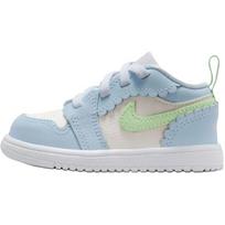 Air Jordan 1 Low Alt SE TD Pusiau Mėlynos Kūdikio Sportbačiai Lino Baltumo Garų Žalumo IB7120-403 26