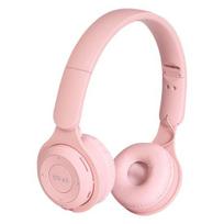 YXW Y08 su „Bluetooth“ suderinamos ausinės sulankstomos „HiFi“ Ergonomiškos belaidės sunkiųjų žemųjų dažnių praktiškos ausinės žaidimams rožinė