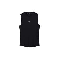Nike Pro Solid Quick-Dry Compression Rankovių neturintis treniruočių viršus Vyriški Viršutiniai drabužiai Juodas FB7915-010 S