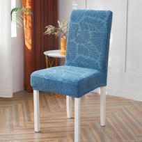 Jacquard Dining Table Chair Cover Chair Cover Backrest Integrated Universal Elastic Household Cushion Cover Simple Stool Cover One Size