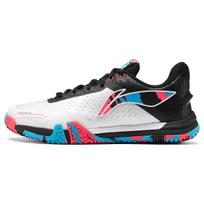 Li Ning Ground Flying SE Neslystantys Atsparūs dilimui Kvėpuojantys Žemi Bėgimo bateliai Unisex sportbačiai Balti Juodi Mėlyni AYZS014-4 42⅓