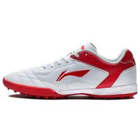 Li Ning TF Kniedytas Sintetinės Odos Dirbtinės Vejos Smūgį Absorbuojantys Neslystantys Atsparūs Dėvėjimuisi Futbolo Batai Vyrams Futbolo Batai Balti Raudoni ASTQ011-1 39 red