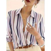 Moteriški „Blusa Mujer“ pavasario rudens palaidinės Madingi spausdinti moteriški laisvalaikio darbo marškiniai L ruda
