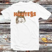 230 g/m² 100% medvilnė Hooters Femboy Krūtys Amerika Padavėja Pelėda Paukštis Marškinėliai Senovinis Retro Šauni Dovana Vyriški Moteriški Unisex Animacinis Anime Viršus B346 XXS balta