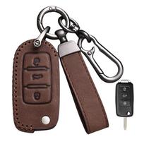 Odinis automobilio nuotolinio rakto dėklas pakabukas dangtelis VW Volkswagen Passat CC Golf Santana Bora Polo LAVIDA Tayron Tharu Tiguan