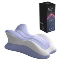 Porų sėdmenų pagalvėlė 3D išlenkta banguota nugaros pagalvėlė daugiafunkcinė atrama atminties putų pleišto pagalvė lovai gulėti ir sėdėti porų intymumui B violetinė
