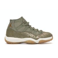 Air Jordan 11 Retro Olive Lux Women Sneakers Tan Neutral-Olive Sail-Gum-Light-Brown-Metallic-Stout AR0715-200 36