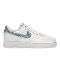 Nike Moteriški Air Force 1 07 Essentials Mėlyni su raštu  Paisley  Moteriški sportbačiai Balti su dėvėta mėlyna spalva DH4406-100 36.5