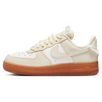 Nike Air Force 1 Sail Gum Faux Fur Women's Sneakers FV3701-119 35.5 švelni smėlinė