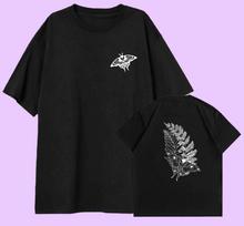 OVERSIZE THE LAST OF US TATTOO Cotton Printed Short Sleeve Fashion Casual Loose Top Unisex High Quality Streetwear Oversized S black