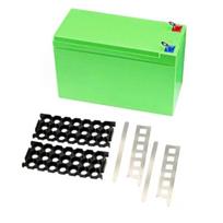 3x7 Laikiklis 18650 Elementams ABS Laikymo Dėžutė Baterijų Dėklas Laikiklis Tinka 18650 „Pasidaryk pats“ Baterijų Paketas black-No protective plate