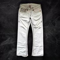 RogueWave Vintage Balti Džinsai Y2K Drabužiai Vyrams Moterims Harajuku Hip Hop Kišenė Retro Džinsai Mada Žemas Juosmuo Kelnės S balta