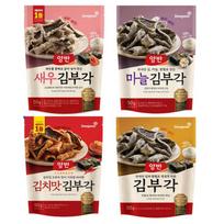 Dongwon Yangban Jūros dumblių traškučių rinkinys, 50g × 4vnt (Originalus, Česnakinis, Krevečių, Kimči) Variety Pack (Original, Garlic, Shrimp, Kimchi)