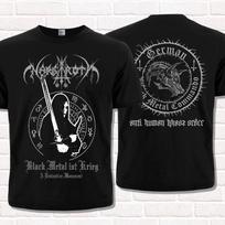 Nargaroth Marškinėliai Black Metal ist Krieg (2001 m). Juodasis metalas. Metalo galvų stilius. XL