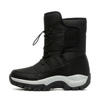 HOHO FAIR Žieminiai batai Vyriški sniego sportiniai batai su storu padu aukšta viršūne ir pūkuoti šilti sniego batai. 39 juoda