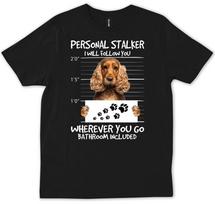 Funny Cocker Spaniel Owner Mom Dad Christmas Fur Vintage T-Shirt S