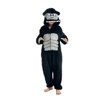 Šimpanzės kostiumas vaikams, Kigurumi pižamos, Helovino kalėdinis kostiumų vakarėlis 4 juoda