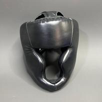 Suaugusiųjų bokso šalmas Taekwondo Head Gear Muay Thai galvos apdangalai, Sanda treniruočių šalmas One Size juoda