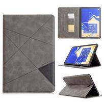 Dėklas Samsung Galaxy Tab S4 10.5 colio planšetiniam kompiuteriui (2018 m) (SM-T830 T835 T837) Verslo Premium PU Odos Folio Dėklas su Keliais Žiūrėjimo Kampais Kortelių Kišenė Samsung Tab S4 10.5'' pilka