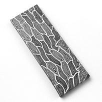 5 spalvos 130X45X5MM Damasko rašto peilio įrankių rankenos plokštelė „pasidaryk pats“ gamybai G10 kompozitinė medžiaga medžiagos plokštė black and white 130X45X5MM