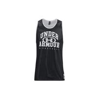 Under Armour UA Baseline Dvišalis Kvėpuojantis trumpomis rankovėmis apvalia kaklo iškirpte Krepšinio marškinėliai Vyriški Viršutiniai drabužiai Juodi 1377310-001 L gray