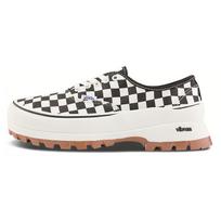 Vans Authentic Serijos Vibram Žemi Drobės Batai Unisex Sportbačiai Juodi Balti VN0A5JLWKIG 37