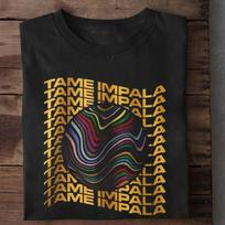 Naujas retas Tame Impala unisex marškinėlis trumpomis rankovėmis juodas S-4XL T-shirt BL1890 S