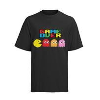 Vyriškas marškinėlis ekologiška medvilnė 80-tieji Alf VHS MTV Pac-Man Game Over 4XL