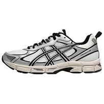 Asics Gel-Exalt 2 amortizuojantys žemi bėgimo bateliai vyriški juodi balti sportbačiai 1011C090-100 46.5 juoda balta spalva