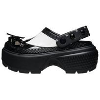 Crocs Stomp kvėpuojantys lengvi skylėti batai moteriški juodi 36-37 juoda