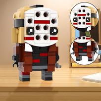 MOC Baisaus Filmo Figūrėlė BrickHeadz Ghosterbustered Pjūklas Žaislai PASIDARYK pats Modelis Statybiniai Žaislai Vaikams Suaugusiems Helovino Dovana