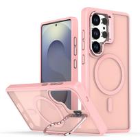 Samsung S25/S26 Ultra Magnetic & Protective Frosted Phone Case Series S25 FE pilka spalva