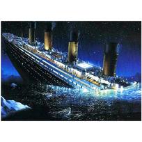 Pilnas 5D „pasidaryk pats“ deimantinis paveikslas „Titanic“ deimantinis siuvinėjimas kryželiu krištolinio akmens namų dekoro dovana 20x30cm