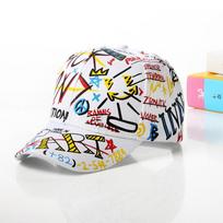 4–8 metų vaikų „Snapback“ kepurė „Street Dance Sun“ kepuraitė berniukams ir mergaitėms, madinga vaikams „Graffiti“ beisbolo kepuraitė
