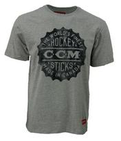 CCM Hockey Heritage Butelio Kamštelio Marškinėliai Sportiniai Vyresnio Amžiaus Suaugusiųjų Unisex Marškinėliai S