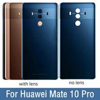 „Huawei Mate 10 Pro“ galinis stiklas, galinių durelių korpuso skydelio keitimas su fotoaparato objektyvu Black No Lens