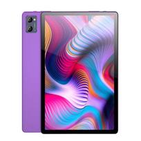 10,1 colio planšetinis kompiuteris, 8GB RAM, 256GB ROM, „Android 12“, palaikantis 4G LTE internetą, „WiFi“ internetą, „BT“ pasaulinę versiją standard Tab violetinė