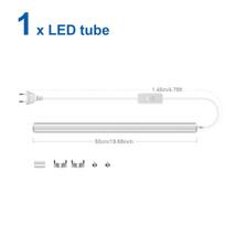 Ypač ryški LED virtuvės po spintelėmis lemputė T5 vamzdelis 50cm 15W LED juostinė lempa pakeičia LED fluorescencinį vamzdelį makiažo veidrodžio apšvietimui 1PCS balta