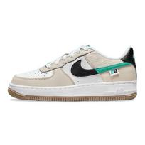 Nike Air Force 1 LE GS Spliced Swoosh Vaikams Sportbačiai Balti Juodi Sail DX6062-101 35.5