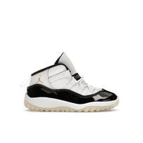 Air Jordan 11 Retro TD Dėkingumas / Apibrėžiantys momentai Kūdikių sportbačiai Balta Juoda Metalinė-Auksinė 378040-170 26