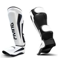 Jaunimo ir suaugusiųjų MMA Taekwondo Muay Thai Blauzdos, blauzdos ir pėdos apsaugos treniruotėms L (for 173-185cm height) balta